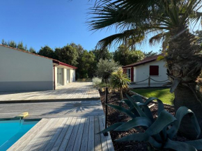 Le Chai de l'Océan - Villa Soulacaise plage à 100m Piscine Jardin 1400m2